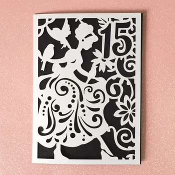 30pcs Bat Mitzvah Decoration Laser Cut Beautiful Girl Design Wedding Invitation Cards 15th Birthday Invitation Adult Ceremony
30pcs Bat Mitzvah Decoration Laser Cut Beautiful Girl Design Wedding Invitation Cards 15th Birthday Invitation Adult Ceremony