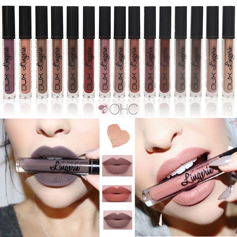 Liquid Lipstick Matte Lipgloss Waterproof Lip Tint Stain Red Lip Stick Velvet Lip Gloss Long-Lasting Nyxed Makeup Sexy 15 Color
Liquid Lipstick Matte Lipgloss Waterproof Lip Tint Stain Red Lip Stick Velvet Lip Gloss Long-Lasting Nyxed Makeup Sexy 15 Color