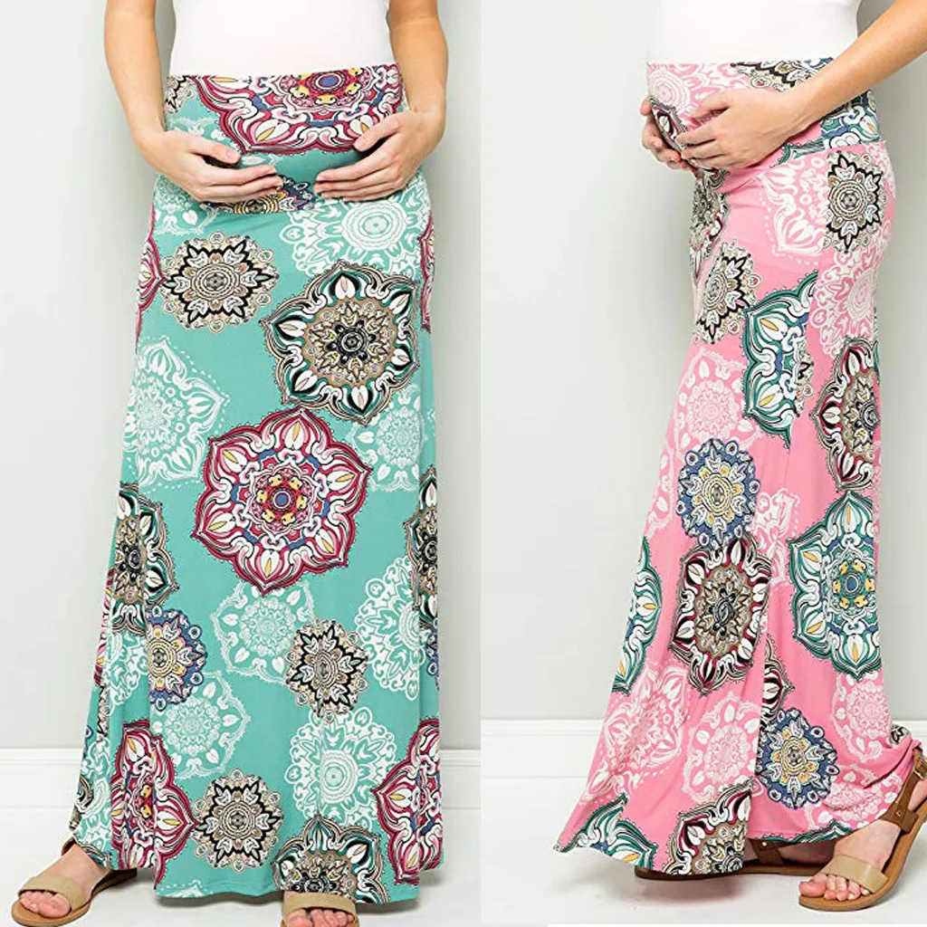 MUQGEW Maternity Skirt Pregnancy Comfort High Waisted Tummy Control Print Skirt for Pregnant Women Summer Long Skirt 2019
MUQGEW Maternity Skirt Pregnancy Comfort High Waisted Tummy Control Print Skirt for Pregnant Women Summer Long Skirt 2019