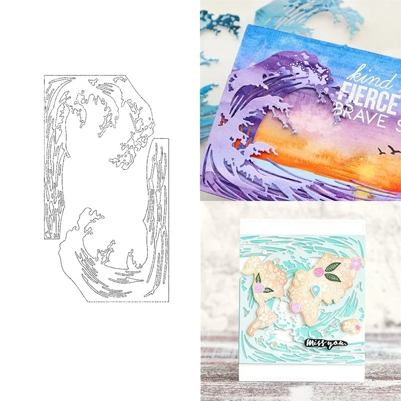 Crazyclown Diy Wave Dies Frame Metal Cutting Dies for Card Making Scrapbooking Making Embossing Cuts Stencil Craft
Crazyclown Diy Wave Dies Frame Metal Cutting Dies for Card Making Scrapbooking Making Embossing Cuts Stencil Craft