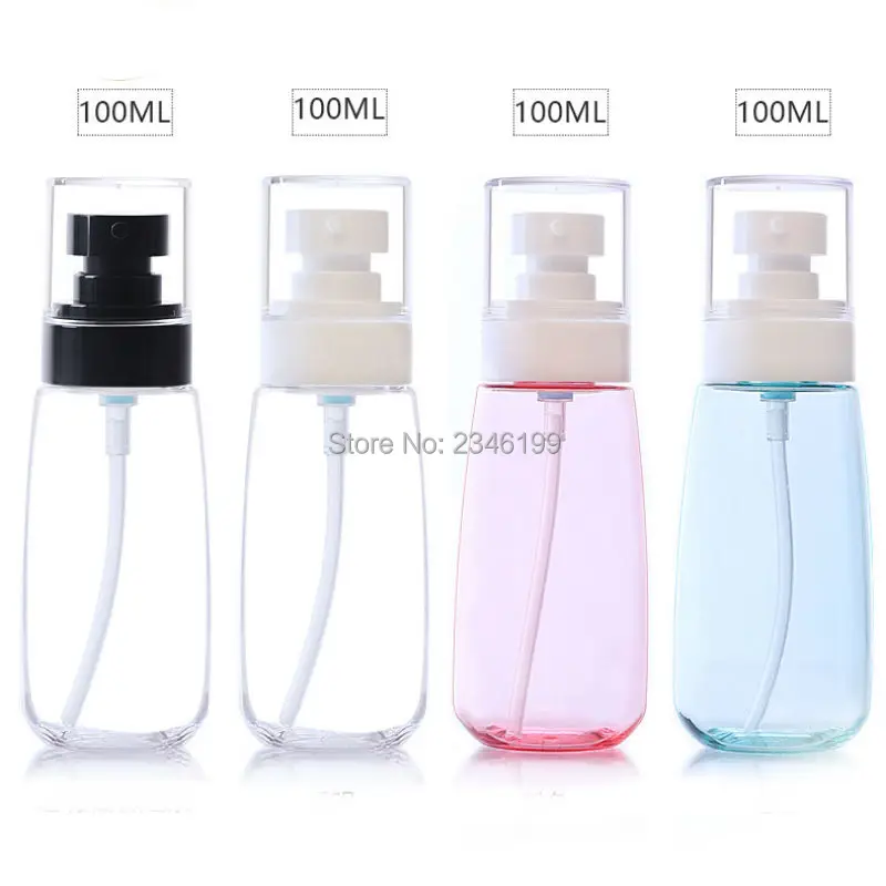 Empty Plastic Spray Bottle 80ml Plastic Lotion Pump 100ml Empty Emulsion Pump Cosmetic Plastic Transparent Spray Bottle