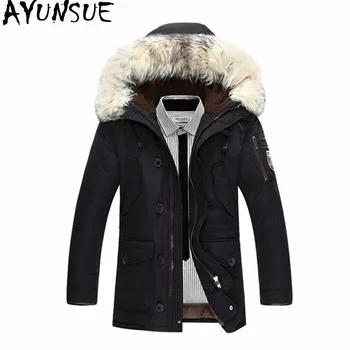 AYUNSUE Mens Fur Collar Hooded White Duck Down Jacket Winter Coat Men Warm Parka Padded Men's Jackets Jaqueta Masculino WXF310
AYUNSUE Mens Fur Collar Hooded White Duck Down Jacket Winter Coat Men Warm Parka Padded Men's Jackets Jaqueta Masculino WXF310