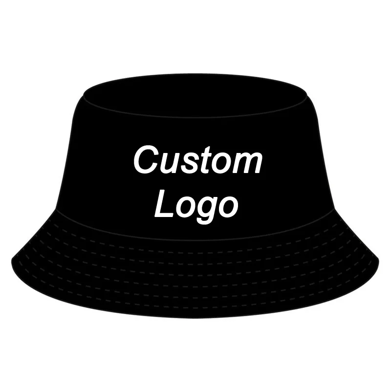 

Customize Logo Fishing Cap Full Closer Fisher Fisherman Farmer Outdoor Sun Total Cotton OEM Design Fashion Custom Bucket Hat