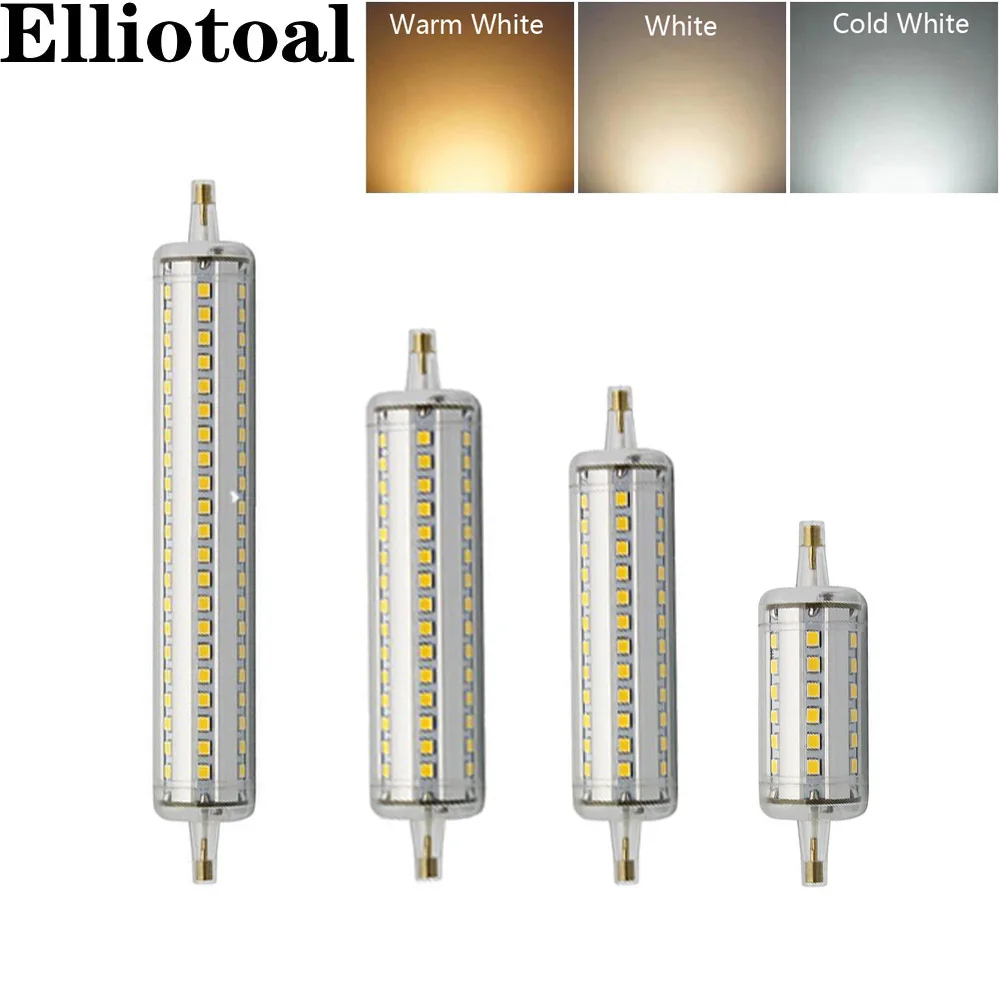 

Dimmable Bulb R7S LED Corn 2835 SMD 78mm 118mm 135mm 189mm Light 5W 10W 12W 15W Replace Halogen Lamp AC 85-265V Floodlight