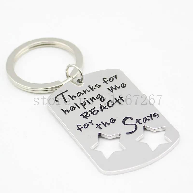 Teacher Coach Appreciation keychain "Thanks For Helping Me Reach for The Stars" Keychain &necklace Personalized Teacher Gift
Teacher Coach Appreciation keychain "Thanks For Helping Me Reach for The Stars" Keychain &necklace Personalized Teacher Gift