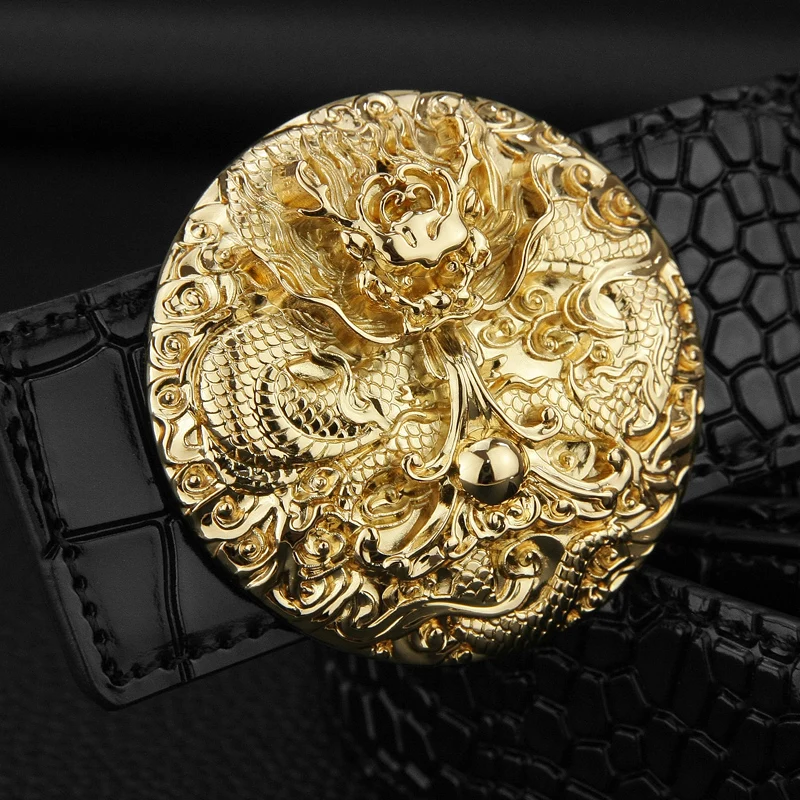 Dragon personality Metal buckle Cowskin High Quality Crocodile Grain designer belts men high quality luxury brand ceinture homme
Dragon personality Metal buckle Cowskin High Quality Crocodile Grain designer belts men high quality luxury brand ceinture homme