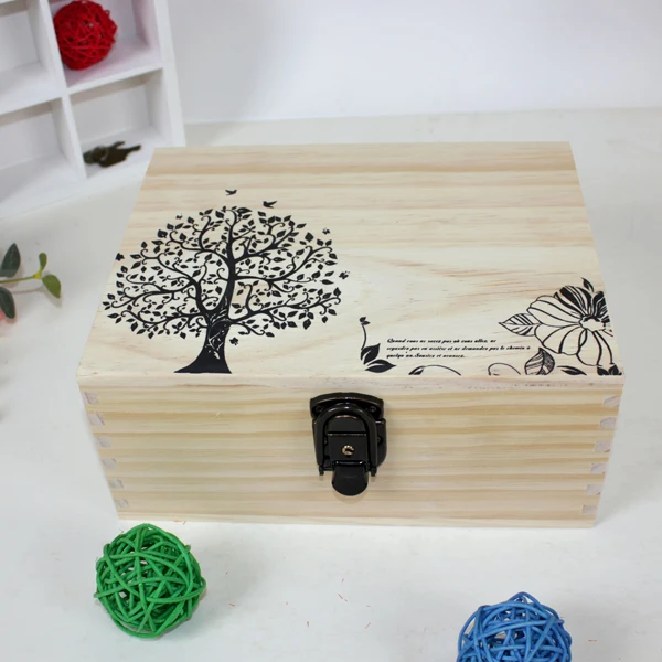 Desktop storage box wooden box lock for za kka file sorting box rectangle Large wool
Desktop storage box wooden box lock for za kka file sorting box rectangle Large wool
