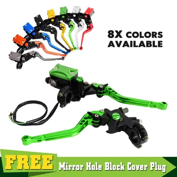 Universal 7/8" Lever Brake Clutch Master Cylinder Set Kit Reservoir For Kawasaki KX65 85 125 250/F 450F KLX125 250 250 KDX250
Universal 7/8" Lever Brake Clutch Master Cylinder Set Kit Reservoir For Kawasaki KX65 85 125 250/F 450F KLX125 250 250 KDX250