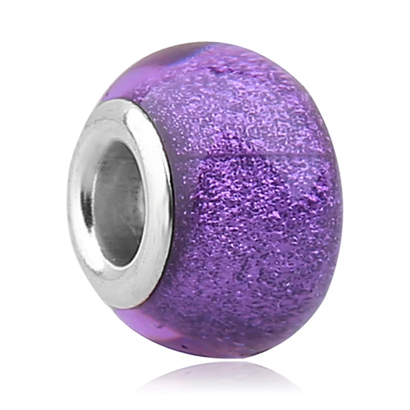 Hot Sale Purple Round Murano Glass Beads Fit Original Pandora Silver Charm Bracelet Pendant DIY Jewelry Making
Hot Sale Purple Round Murano Glass Beads Fit Original Pandora Silver Charm Bracelet Pendant DIY Jewelry Making