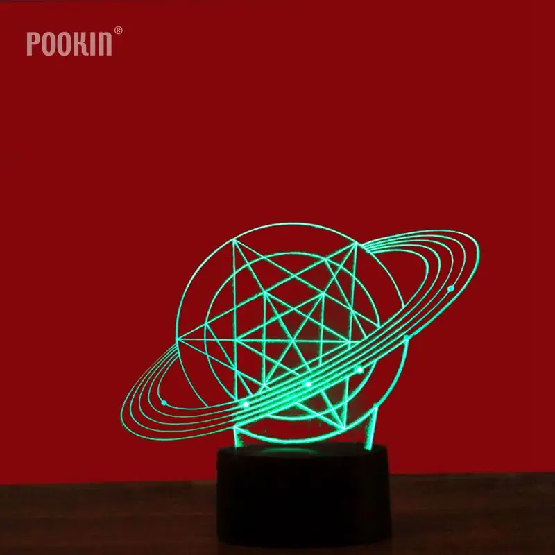 Creative Gifts Lunar Orbit Model 3D LED 7 Color Changing Lighting Lamp Touch Switch For Holiday Room Decoration Night Light
Creative Gifts Lunar Orbit Model 3D LED 7 Color Changing Lighting Lamp Touch Switch For Holiday Room Decoration Night Light