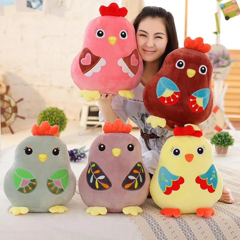 hot 22-40cm soft Baby dolls colorful plush chicken stuffed toys the year of rooster mascot creative gift pillow cartoon animal
hot 22-40cm soft Baby dolls colorful plush chicken stuffed toys the year of rooster mascot creative gift pillow cartoon animal
