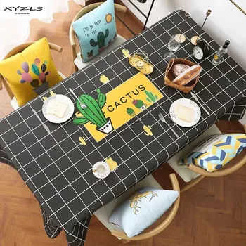 XYZLS Decorative Table Cloth Cartoon Geometric Tablecloth Rectangle Cotton Linen Table Cover Home Kitchen Party Table Cloths 1PC
XYZLS Decorative Table Cloth Cartoon Geometric Tablecloth Rectangle Cotton Linen Table Cover Home Kitchen Party Table Cloths 1PC