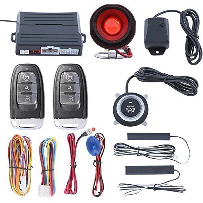 New Car alarm system Car auto keyless entry push start unlock remote start with smart handle Kit Car Alarm System Car devices
New Car alarm system Car auto keyless entry push start unlock remote start with smart handle Kit Car Alarm System Car devices