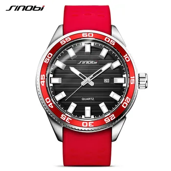 SINOBI 316 Stainless Steel Men's Sports Watches Luxury Brand Silicone Waterproof Men Military Watch Quartz Relogio Masculino
SINOBI 316 Stainless Steel Men's Sports Watches Luxury Brand Silicone Waterproof Men Military Watch Quartz Relogio Masculino