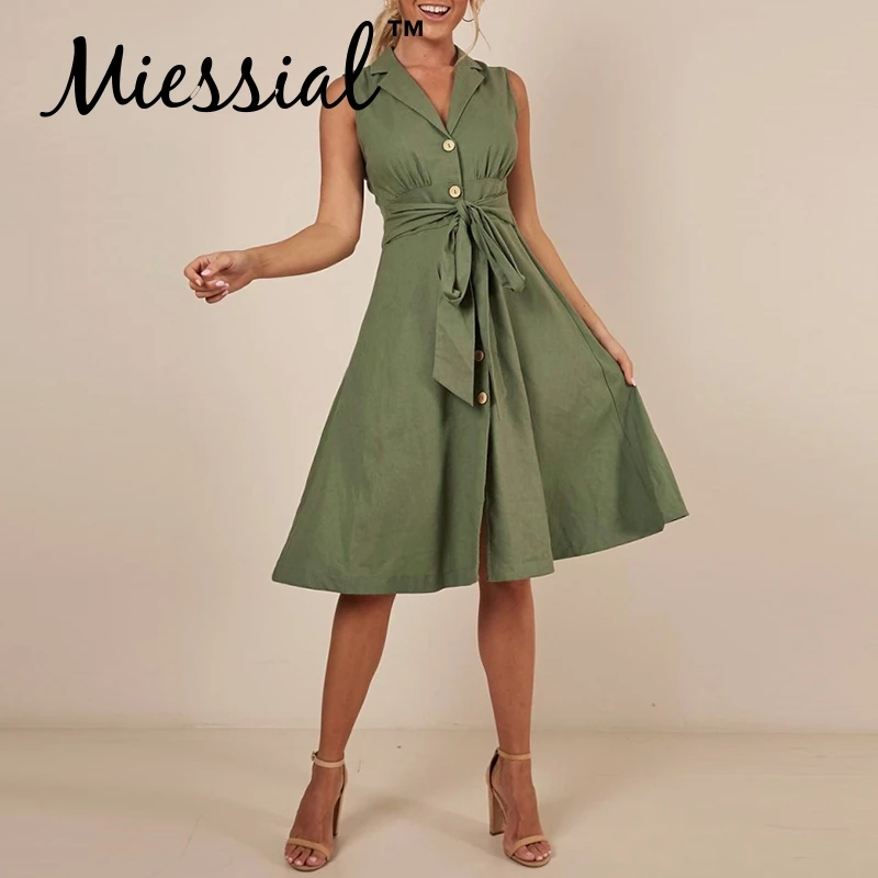 Miessial Winter shirt collar button office club dress Elegant high waist belt short dress Women sexy bodycon sleeveless dress
Miessial Winter shirt collar button office club dress Elegant high waist belt short dress Women sexy bodycon sleeveless dress