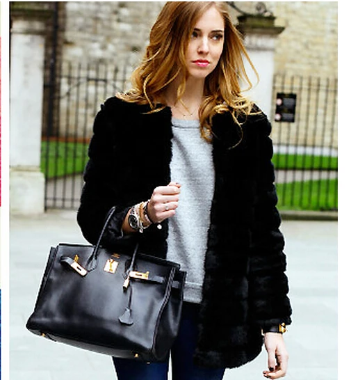 2019 New Winter Women's Faux Rabbit Fur Coat Fake Fox Fur Medium-long Thicken Fur Coats Plus Size XS 6XL 7XL Black Overcoat WT69
2019 New Winter Women's Faux Rabbit Fur Coat Fake Fox Fur Medium-long Thicken Fur Coats Plus Size XS 6XL 7XL Black Overcoat WT69