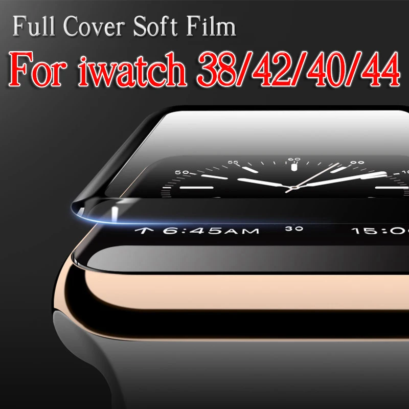 Protection Film For i Watch 1 2 3 4 38mm 42mm 40mm 44mm 38 40 42 44 mm Screen Protector On The Original Soft Cover (Not Glass)
Protection Film For i Watch 1 2 3 4 38mm 42mm 40mm 44mm 38 40 42 44 mm Screen Protector On The Original Soft Cover (Not Glass)