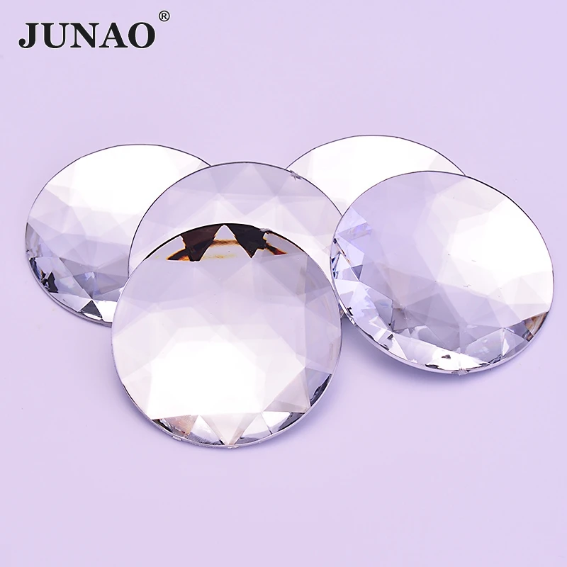 JUNAO 52mm Crystal AB Big Rhinestones Acrylic Gems Applique Glue On Strass Flatback Non Sewing Stones For Clothes Bags
JUNAO 52mm Crystal AB Big Rhinestones Acrylic Gems Applique Glue On Strass Flatback Non Sewing Stones For Clothes Bags