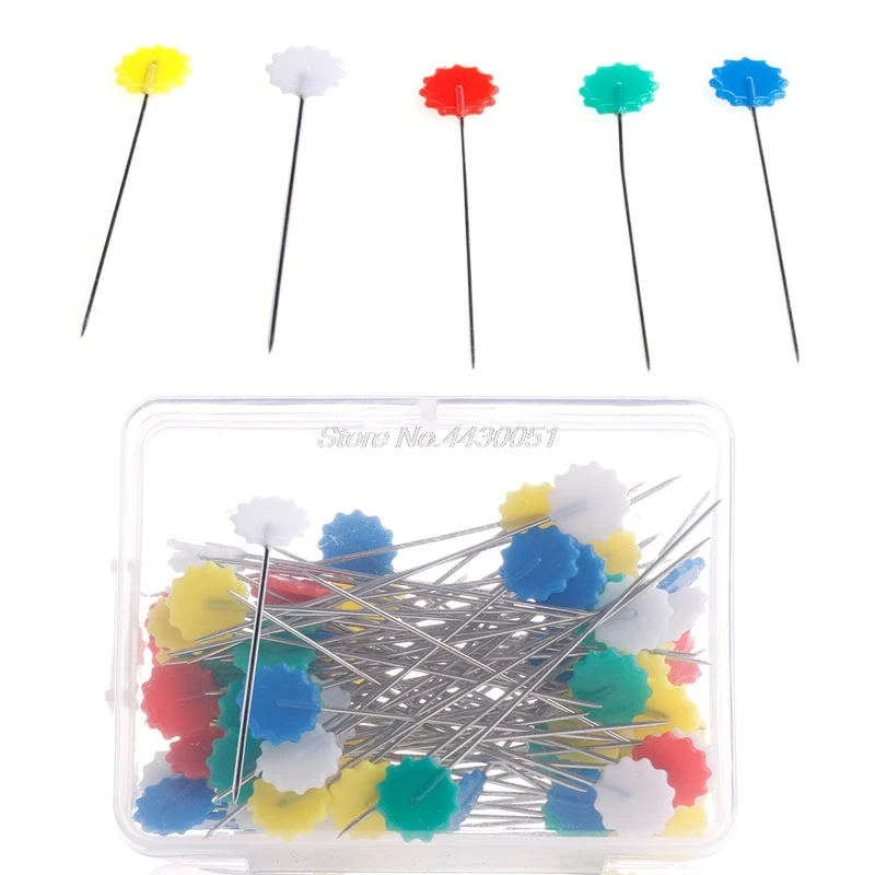 100Pcs Patchwork Craft Flower Button Head Pins Quilting Tool Sewing Accessories
100Pcs Patchwork Craft Flower Button Head Pins Quilting Tool Sewing Accessories