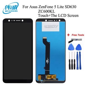 WEICHENG For Asus ZenFone 5 Lite 5Q X017DA LCD ZC600KL S630 SDM630 LCD Screen Display+Touch Panel Digitizer Assembly+Free Tools
WEICHENG For Asus ZenFone 5 Lite 5Q X017DA LCD ZC600KL S630 SDM630 LCD Screen Display+Touch Panel Digitizer Assembly+Free Tools