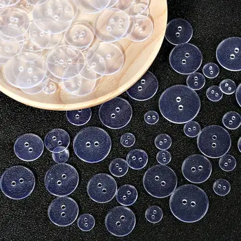 30/50/100Pcs 9-25 mm Plastic Resin Transparent Sewing Buttons Scrapbooking Round Two Holes Button Clothing Crafts Accessories
30/50/100Pcs 9-25 mm Plastic Resin Transparent Sewing Buttons Scrapbooking Round Two Holes Button Clothing Crafts Accessories