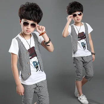Boys Clothes Cotton Boys Clothing Sets Children Vest Fake Two Jacket Tops+ Shorts Kids Formal Clothes Suits 3-12Y
Boys Clothes Cotton Boys Clothing Sets Children Vest Fake Two Jacket Tops+ Shorts Kids Formal Clothes Suits 3-12Y