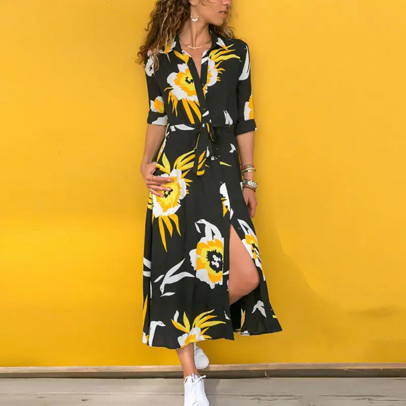 Boho Women Fashion Floral Printed Bandage Dress 2019 Spring Autumn Long Sleeve V-Neck Party Dresses Female Vestidos
Boho Women Fashion Floral Printed Bandage Dress 2019 Spring Autumn Long Sleeve V-Neck Party Dresses Female Vestidos