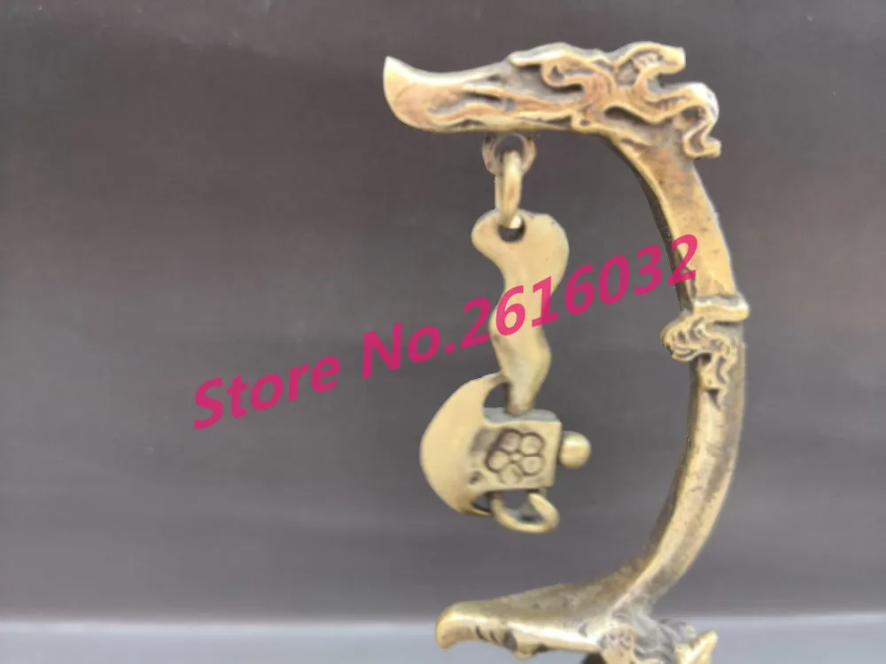 China-Old-bronzes-Dragon-axe-pendant-geomantic-ornamental-pendant (4)
