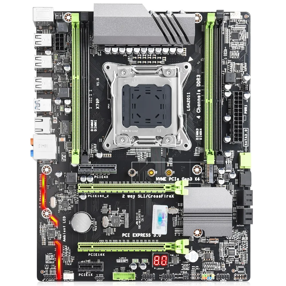 Extreme gaming performance MATX laptop motherboard Intel 7 series chipset LGA2011 X79P motherboard
Extreme gaming performance MATX laptop motherboard Intel 7 series chipset LGA2011 X79P motherboard
