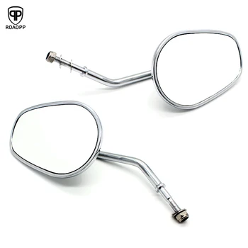 ROAOPP 2x Chrome Teardrop Motorcycle Rearview Mirrors Side Motorcycle mirrors For Harley Road King Fatboy Touring XL 883 Custom
ROAOPP 2x Chrome Teardrop Motorcycle Rearview Mirrors Side Motorcycle mirrors For Harley Road King Fatboy Touring XL 883 Custom