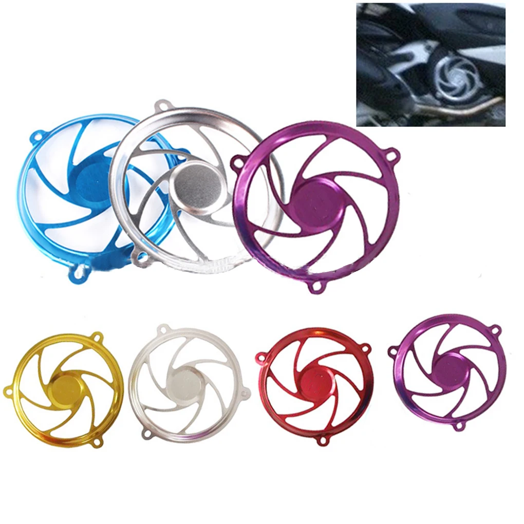 Aluminum Alloy Motorcycle Motorbike Refit Assembly Fan Cover Wheels Pattern Decorative Fan Cover
Aluminum Alloy Motorcycle Motorbike Refit Assembly Fan Cover Wheels Pattern Decorative Fan Cover
