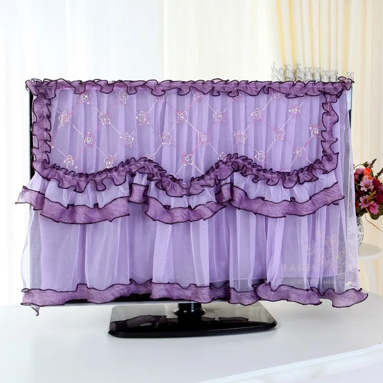 2016 Lace LCD TV Hanging Dustproof Cover Protective High End Pastoral Fabric Art Television Dust Covers Case for Home Decor
2016 Lace LCD TV Hanging Dustproof Cover Protective High End Pastoral Fabric Art Television Dust Covers Case for Home Decor