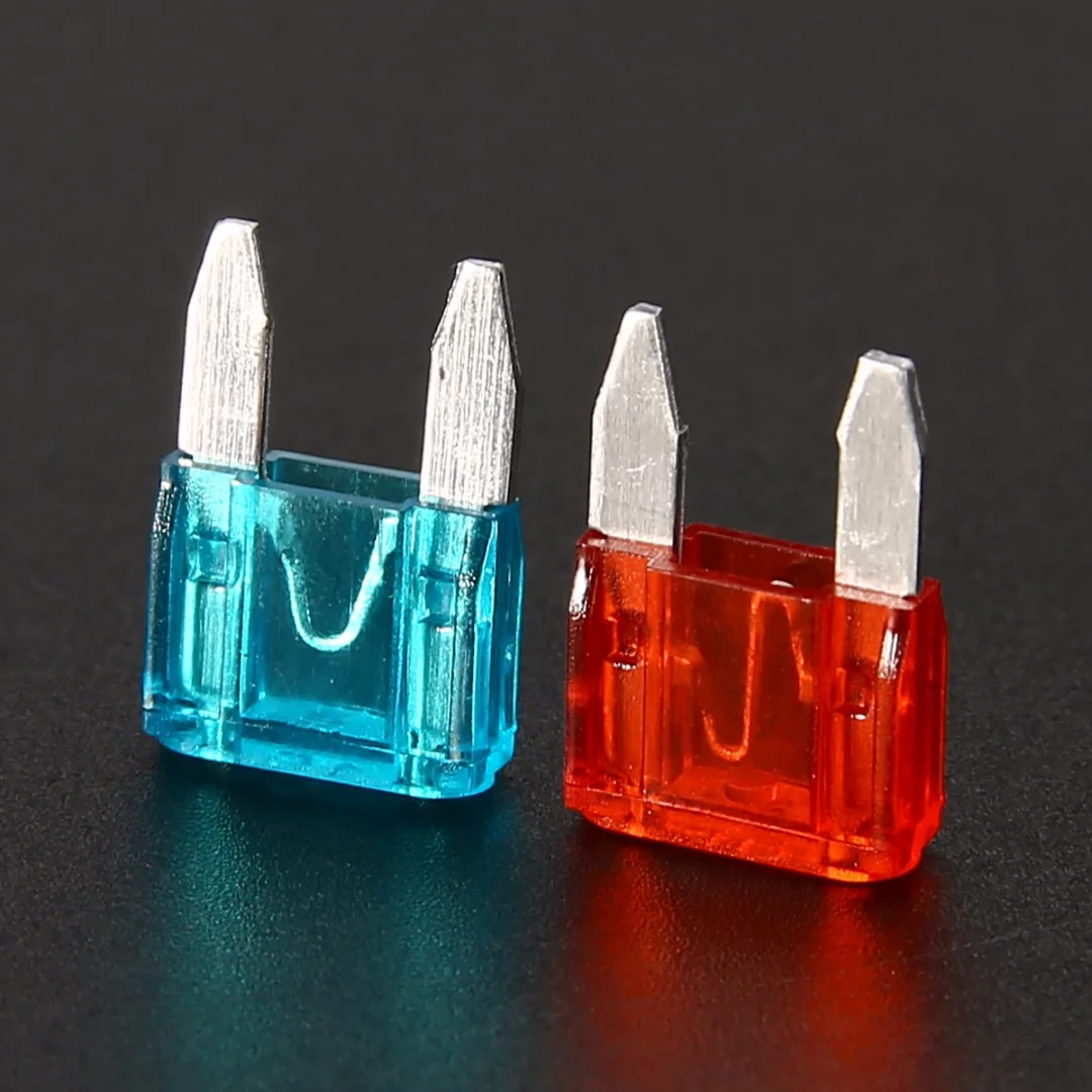 60pcs/set Durable Mini Blade Fuses Auto Car Truck Assortment Fuse Kit 5A 10A 15A 20A 25/30A for Auto Car Truck