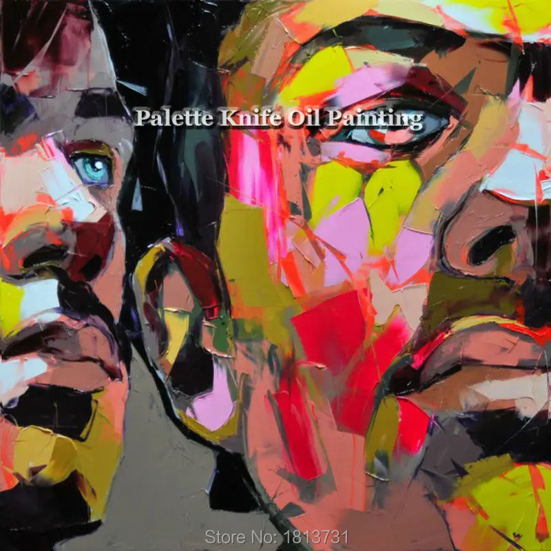 Hand painted Francoise Nielly Palette knife portrait Face Oil painting Character figure canva wall Art picture11-7
Hand painted Francoise Nielly Palette knife portrait Face Oil painting Character figure canva wall Art picture11-7