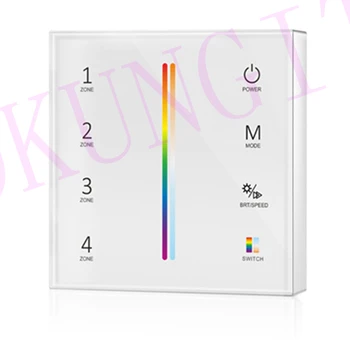 AAA Battery powered 2.4G 4 Zones RGB+CCT Remote Control T25 4 zones RGB+CCT Vertical Bar Touch panel remote controller
AAA Battery powered 2.4G 4 Zones RGB+CCT Remote Control T25 4 zones RGB+CCT Vertical Bar Touch panel remote controller
