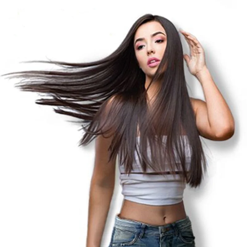 Peruvian Straight Virgin Human Hair Extensions