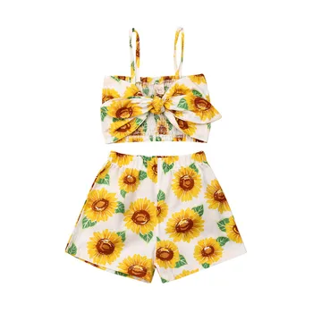 2019 Kids Baby Girls Sunflower Backless T-shirt Tops + Short Pants 2 Pcs Outifts Summer
2019 Kids Baby Girls Sunflower Backless T-shirt Tops + Short Pants 2 Pcs Outifts Summer