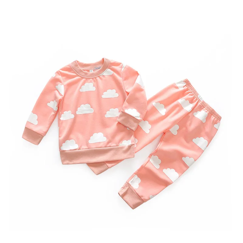 Kimocat/комплект одежды для маленьких мальчиков и девочек топы с длинными рукавами +