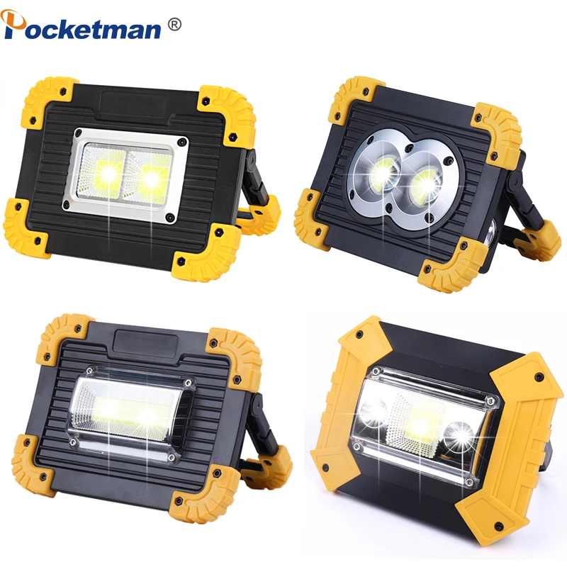 Portable LED Spotlight 30000LM Powerful Work Light Waterproof Work Lamp Rechargeable 4 Types for Outdoor Camping Working 18650
Portable LED Spotlight 30000LM Powerful Work Light Waterproof Work Lamp Rechargeable 4 Types for Outdoor Camping Working 18650