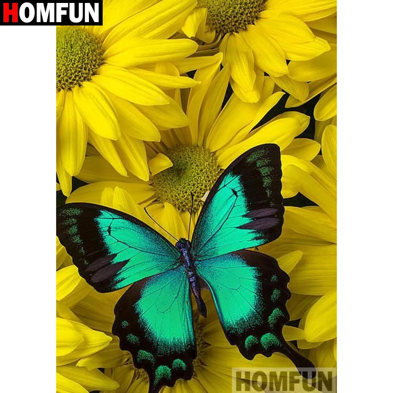 HOMFUN Full Square/Round Drill 5D DIY Diamond Painting "Flower butterfly" Embroidery Cross Stitch 3D Home Decor A10528
HOMFUN Full Square/Round Drill 5D DIY Diamond Painting "Flower butterfly" Embroidery Cross Stitch 3D Home Decor A10528
