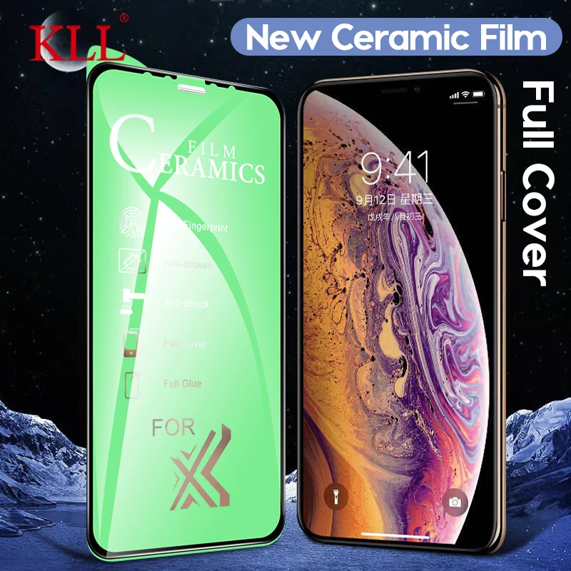 Full Glue Soft Ceramic Film for iPhone XS MAX X XR 9H Full Cover Screen Protector for iPhone 6 6s 7 8 Plus Not Tempered Glass
Full Glue Soft Ceramic Film for iPhone XS MAX X XR 9H Full Cover Screen Protector for iPhone 6 6s 7 8 Plus Not Tempered Glass