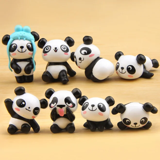 8Pcs/set Kawaii Panda Action Figures Mini PVC Preschool Toy Set Peripherals Kids Children Birthday Gift
8Pcs/set Kawaii Panda Action Figures Mini PVC Preschool Toy Set Peripherals Kids Children Birthday Gift