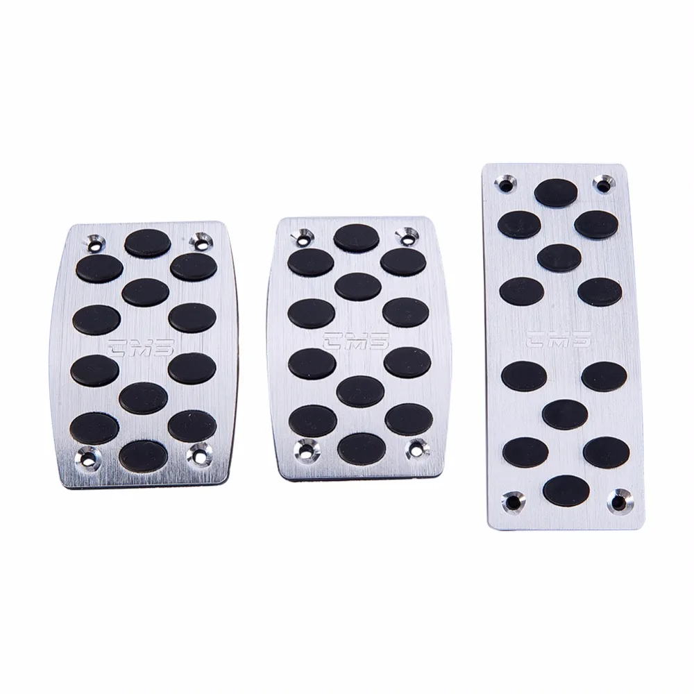 Car Brake Foot Pedal AutoCar Gas Brake Metal Pedal Non-Slip Covers Aluminium Alloy MT Pedals Pads Silver Tone Black
Car Brake Foot Pedal AutoCar Gas Brake Metal Pedal Non-Slip Covers Aluminium Alloy MT Pedals Pads Silver Tone Black