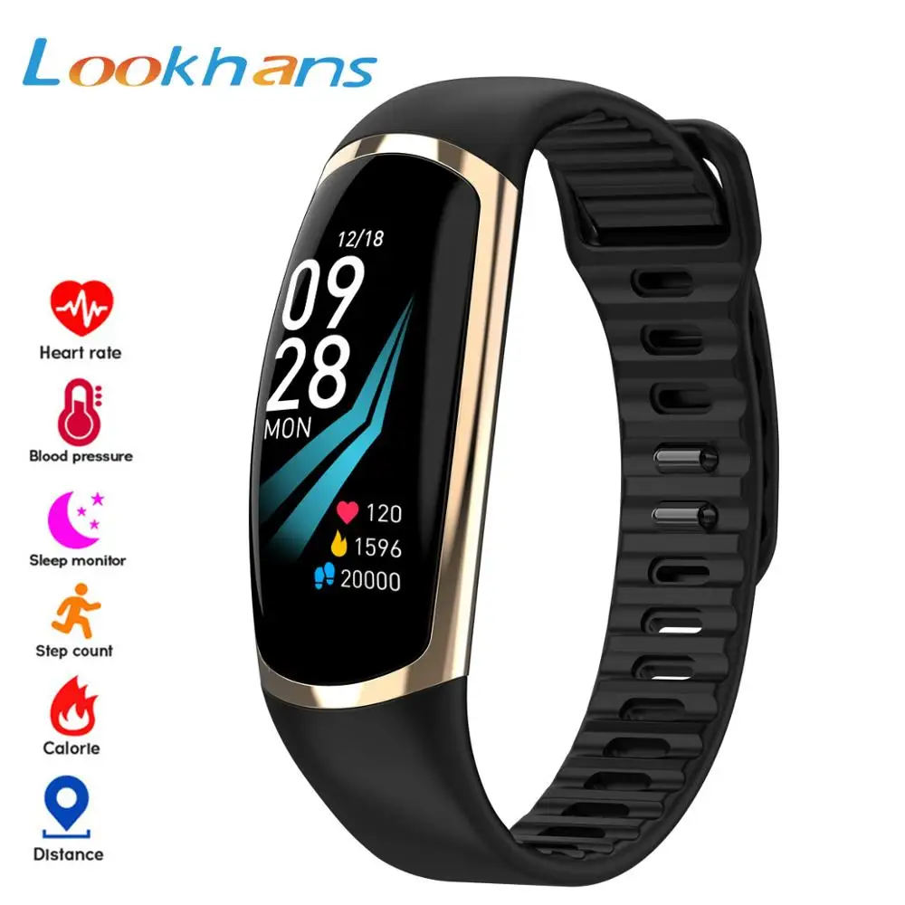 Lookhans Color Screen Smart Bracelet Sport Band Heart Rate Band Sleep Monitor Blood Pressure Fitness Tracker Ip67 Waterproof
Lookhans Color Screen Smart Bracelet Sport Band Heart Rate Band Sleep Monitor Blood Pressure Fitness Tracker Ip67 Waterproof