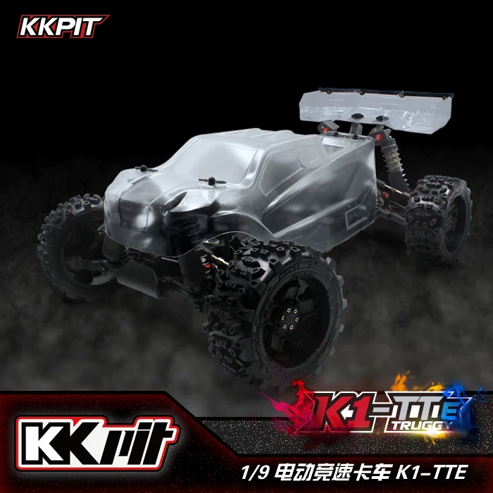 

KKPIT Remote Control Model Car K1-TTE 1:9 Motor-driven Cross-country Short track Kit Frame With Tire Hub And Transparent Shell