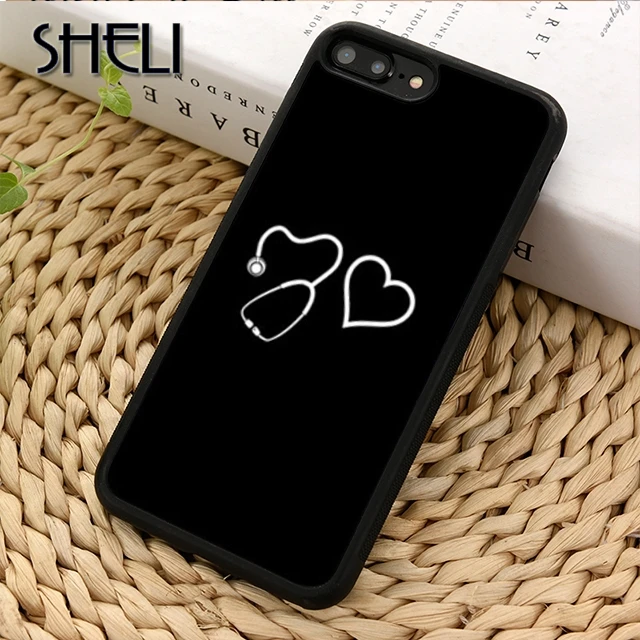 SHELI Funny Nurse Stethoscope Heart Nursing Heartbeat Phone Case Cover For iPhone 6 6S 7 8 Plus X 5 5S Samsung S6 S7 S8 S9 Plus
SHELI Funny Nurse Stethoscope Heart Nursing Heartbeat Phone Case Cover For iPhone 6 6S 7 8 Plus X 5 5S Samsung S6 S7 S8 S9 Plus