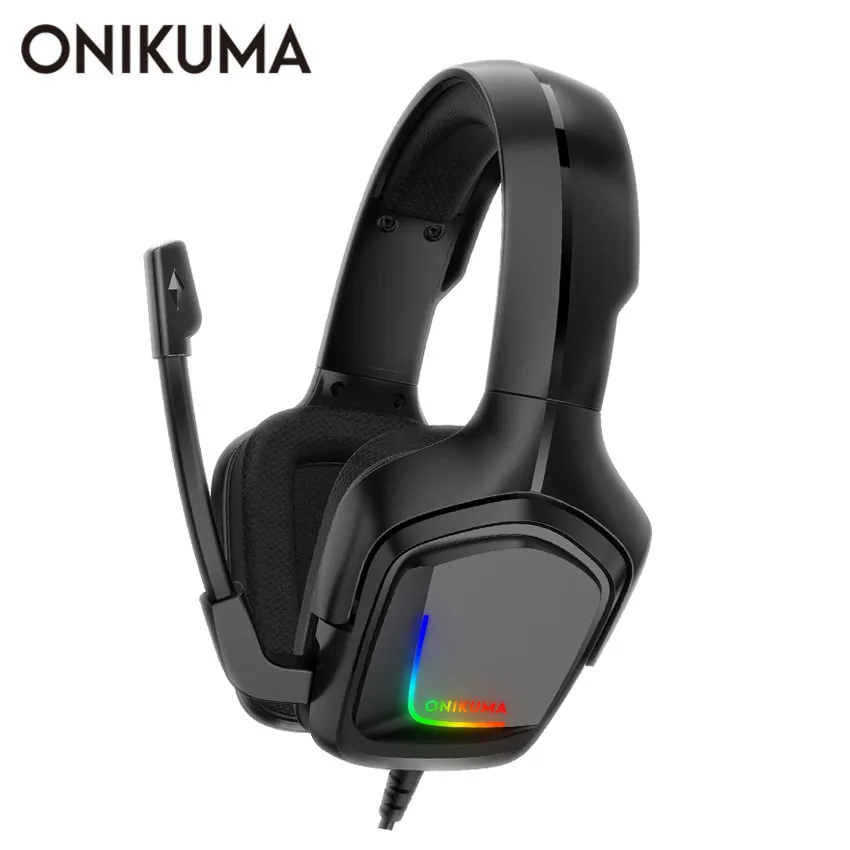 ONIKUMA K20 casque Gaming Headset PS4 3.5mm PC Gamer Stereo Game Headphones Led Light with Mic for XBox One/Laptop Tablet
ONIKUMA K20 casque Gaming Headset PS4 3.5mm PC Gamer Stereo Game Headphones Led Light with Mic for XBox One/Laptop Tablet