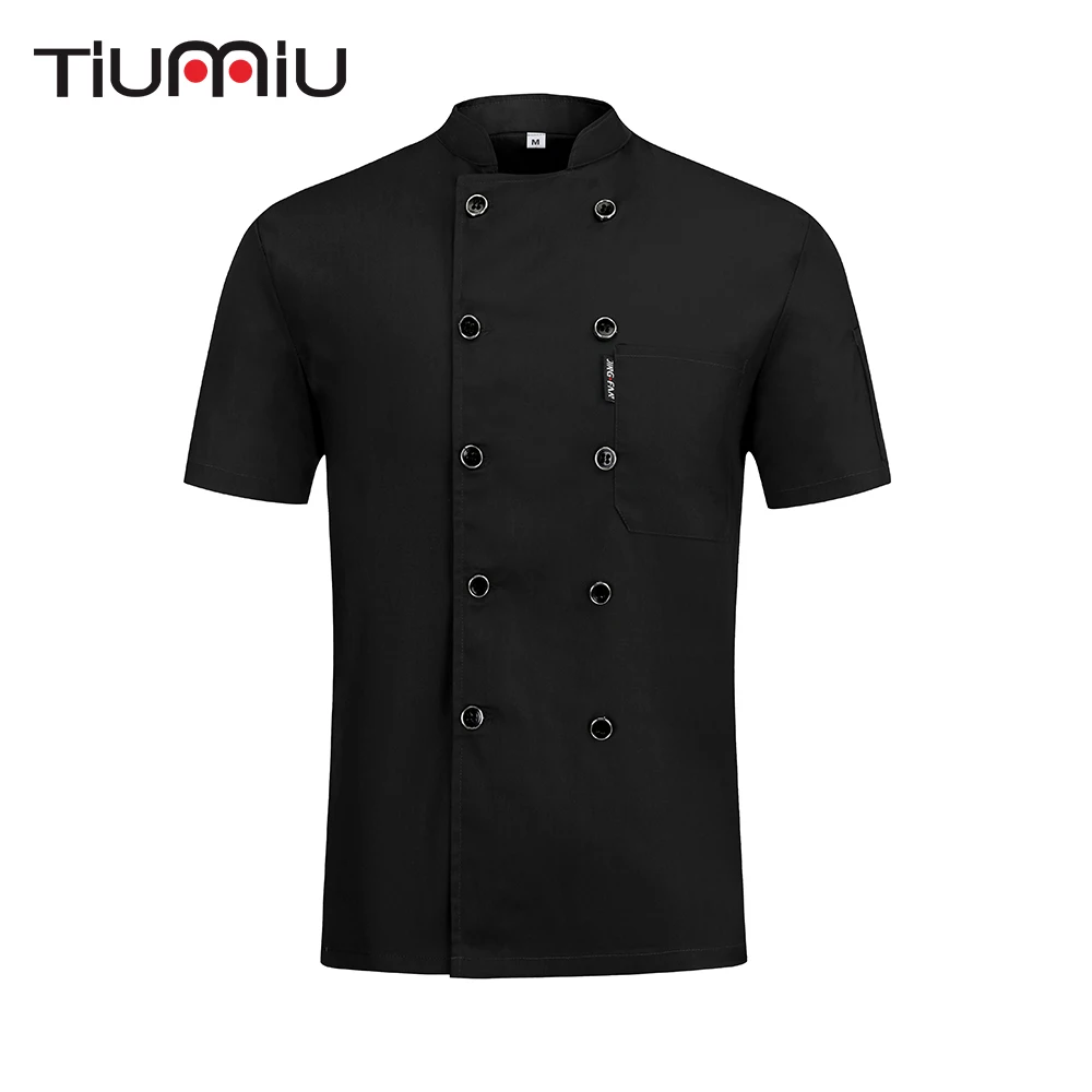 Chef Jacket Solid Color Short Sleeve Breathable Mesh Chef Cook Shirt Food Service Hotel Kitchen Work Clothes Unisex Chef Uniform
Chef Jacket Solid Color Short Sleeve Breathable Mesh Chef Cook Shirt Food Service Hotel Kitchen Work Clothes Unisex Chef Uniform