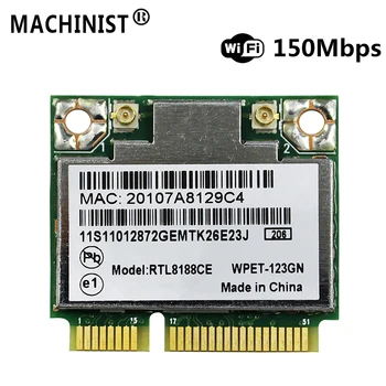 Wireless Notebook Cards Card Fit For Realtek RTL8188CE 150Mbps Wifi Mini Pci-e Lenovo Laptop Network Cards 802.11 b/g/n 11012872
Wireless Notebook Cards Card Fit For Realtek RTL8188CE 150Mbps Wifi Mini Pci-e Lenovo Laptop Network Cards 802.11 b/g/n 11012872