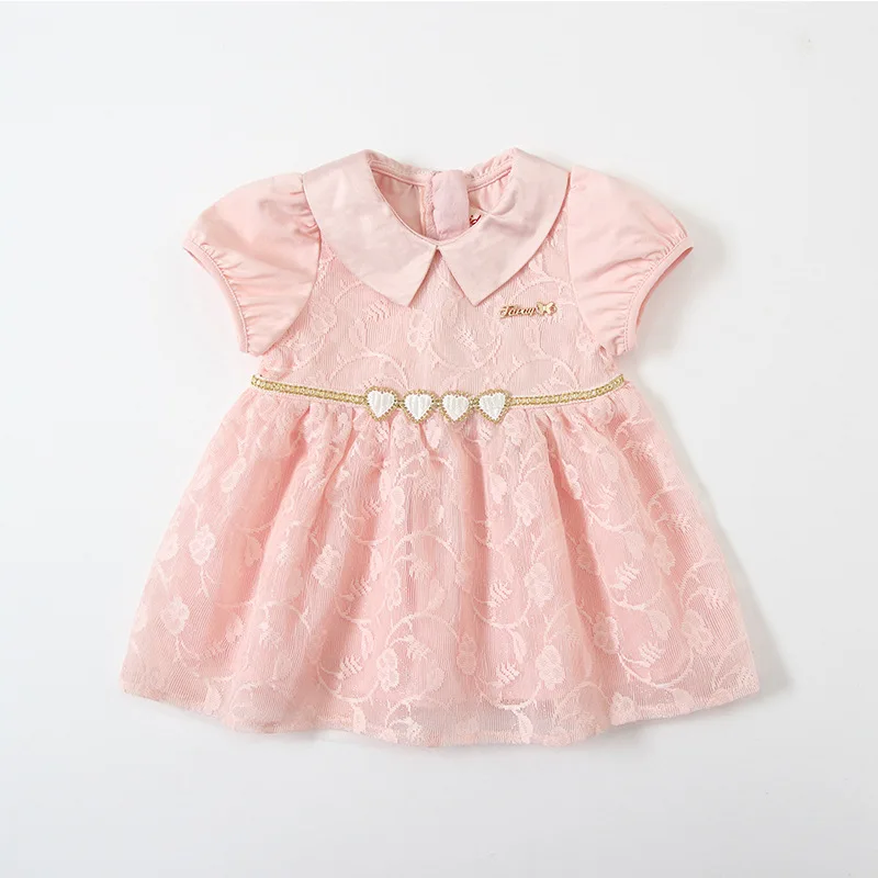 Baby Girls Dresses Summer Peter Pan Collar Girls Heart Sequins Lace Kids Dress Children's Wear 0-4Y
Baby Girls Dresses Summer Peter Pan Collar Girls Heart Sequins Lace Kids Dress Children's Wear 0-4Y